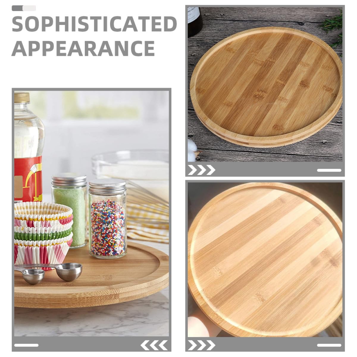 Gramofon z naturalnego drewna, 20 cm, stabilna podstawa do serwowania ciastek, rustykalny stojak na tarty, ciasteczka, do deserów, dekoracja domu