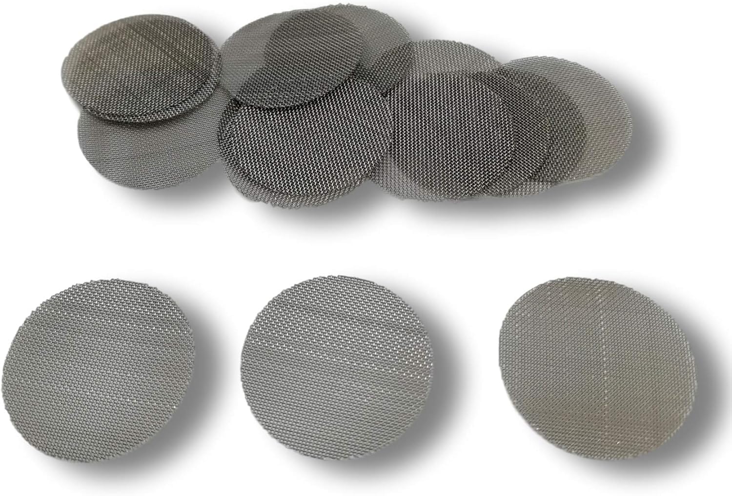 EKNA Stainless Steel Insert Sieves Pack of 100 Fine 30 mm Pipe Sieve Stainless Steel Sieve Pipe Sieve Stainless Steel Large (Pack of 100)