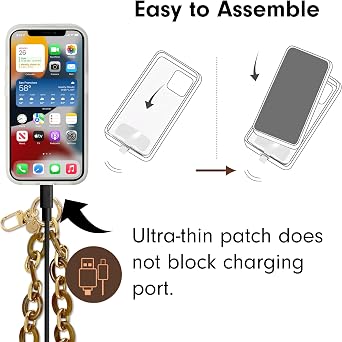 Sonix Phone Wristlet - Detachable Universal Smartphone Wrist Strap, Hands-Free Lanyard Cellphone Bracelet with Tether Tab