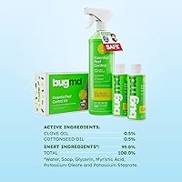 Vista 5 de BugMD Matahormigas y Repelente de Insectos - Matacucarachas para Interior, Aerosol para Arañas para el Hogar, Defensa contra Moscas e Insectos