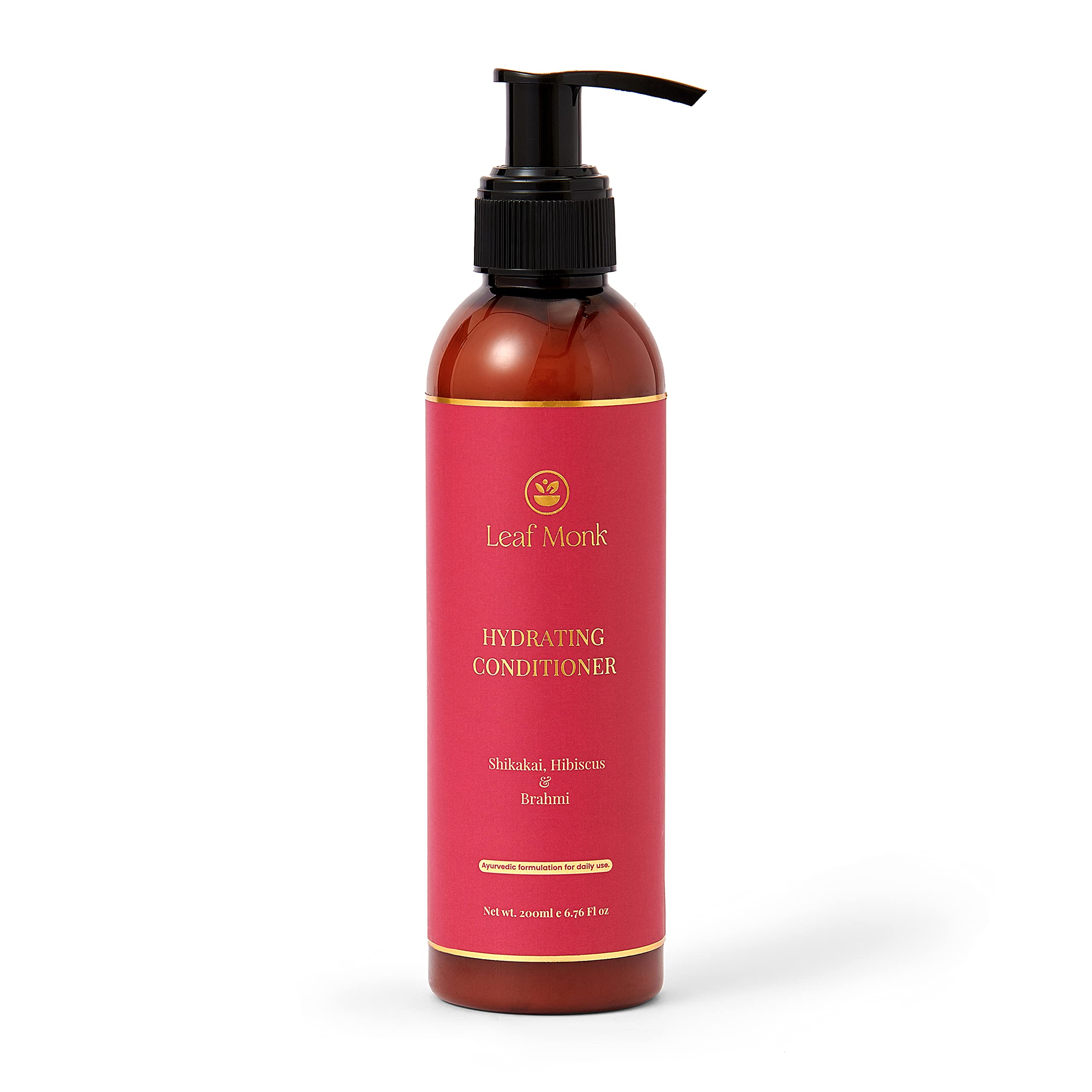 Ayurvedic Shikakai Conditioner with Brahmi and Hibiscus | Helps In Deep Moisturizing, Seal Split Ends And Add Lustrous Shine | Natural | Men & Women - 200 ml