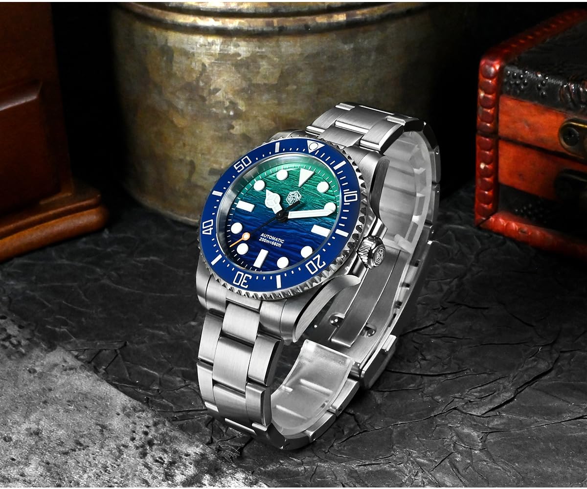 San Martin 90S5 - Reloj mecánico automático para hombre