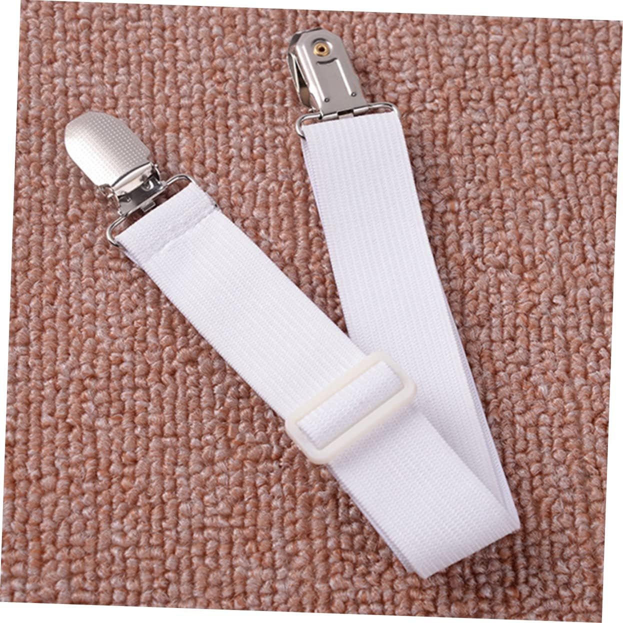 8pcs Elastic Bed Sheet Clips Mattress Fasteners for Secure Fitted Multi-Functional Grippers for Home and Sofa Use