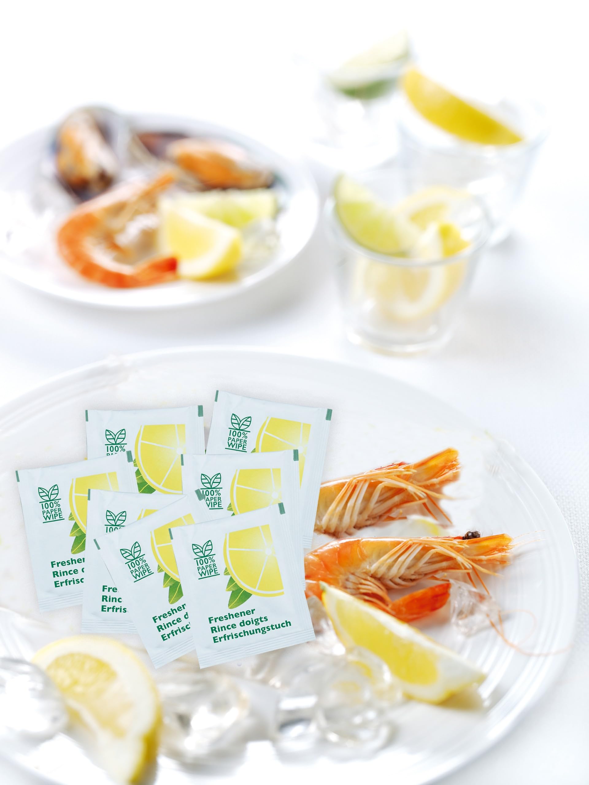 200 Toallitas refrescantes Limón