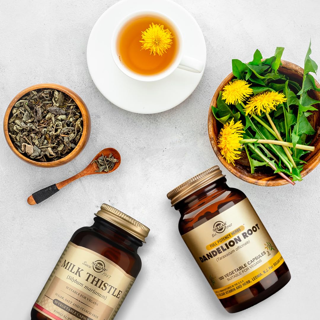 Solgar - Cardo Mariano - 60 Cápsulas Vegetales - Eliminar Toxinas - Detox Solgar