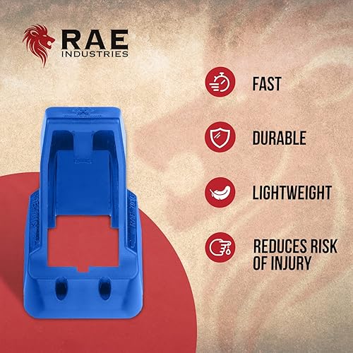 Miniatura 3 de RAEIND Cargador de velocidad universal para cargador de velocidad de cargador de pistola de doble pila de 9mm