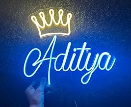Custom Light Sign | Aesthetic Custom Signs | Name Light | Wedding Name| LED Light| Home Decor | Wall Decor| Room Decor (1 Letter)