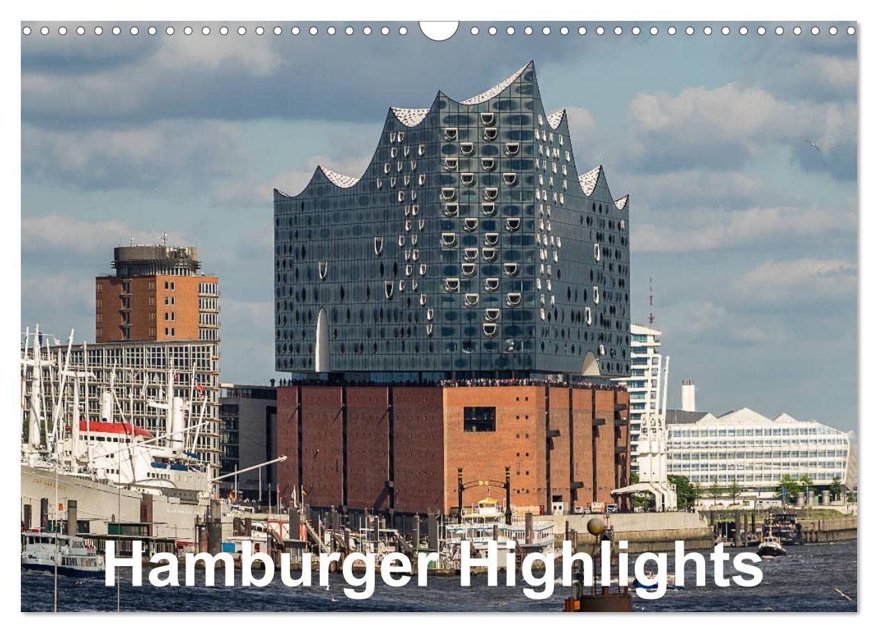 Hamburger Highlights (Wandkalender 2026 DIN A3 quer), CALVENDO Monatskalender: Hamburgs schönste Sehenswürdigkeiten
