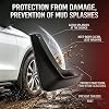 4 piezas de defensas de barro premium para auto, guardabarros, aletas protectoras, accesorios para auto, compatibles con Kia Sonet 2024, delanteras/traseras, lado del conductor y pasajero, incluye herrajes 3