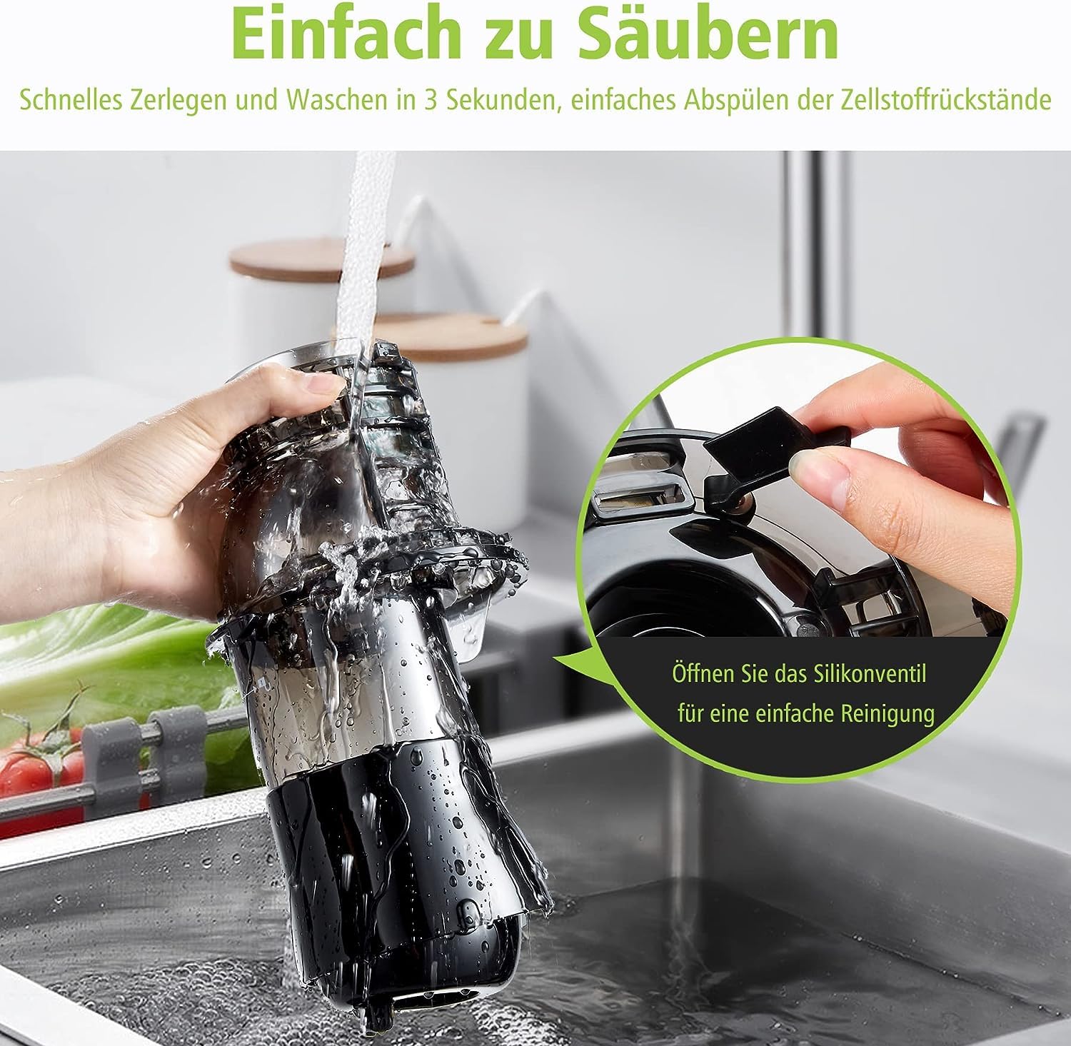 Aobosi Slow Juicer Juicer Vegetable And Fruit Test  Produktbild-Vorschau 2