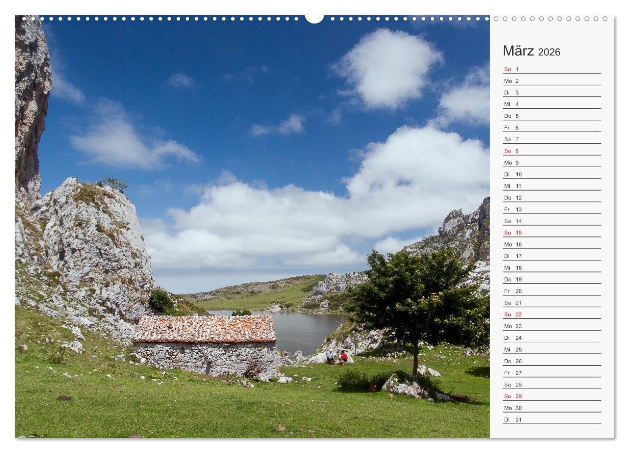 Der Nordwesten Spaniens (hochwertiger Premium Wandkalender 2026 DIN A2 quer), Kunstdruck in Hochglanz: Bezaubernde Vielfalt im Nordwesten der ... bis an die Küste Galiziens (CALVENDO Orte)