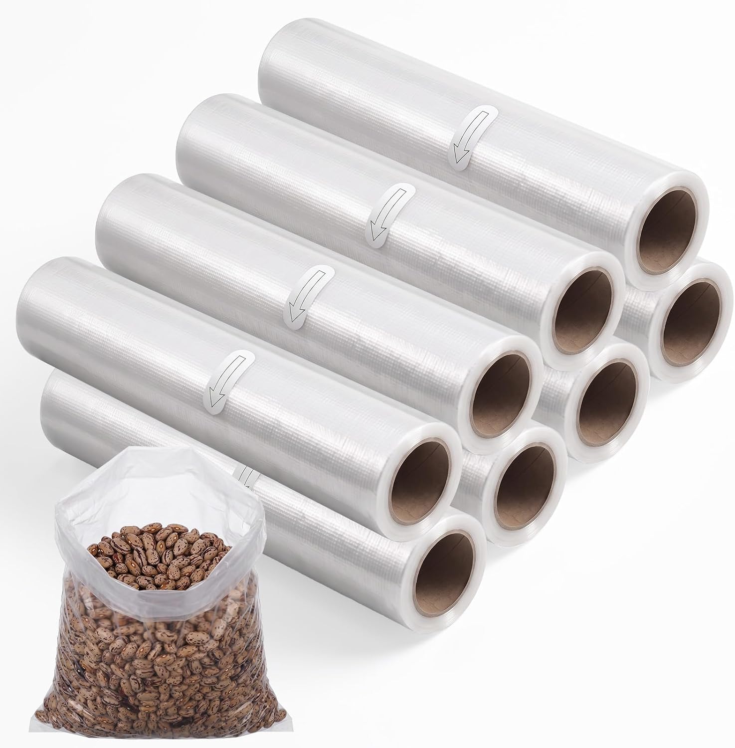 1600 Pcs Plastic Produce Bags Roll