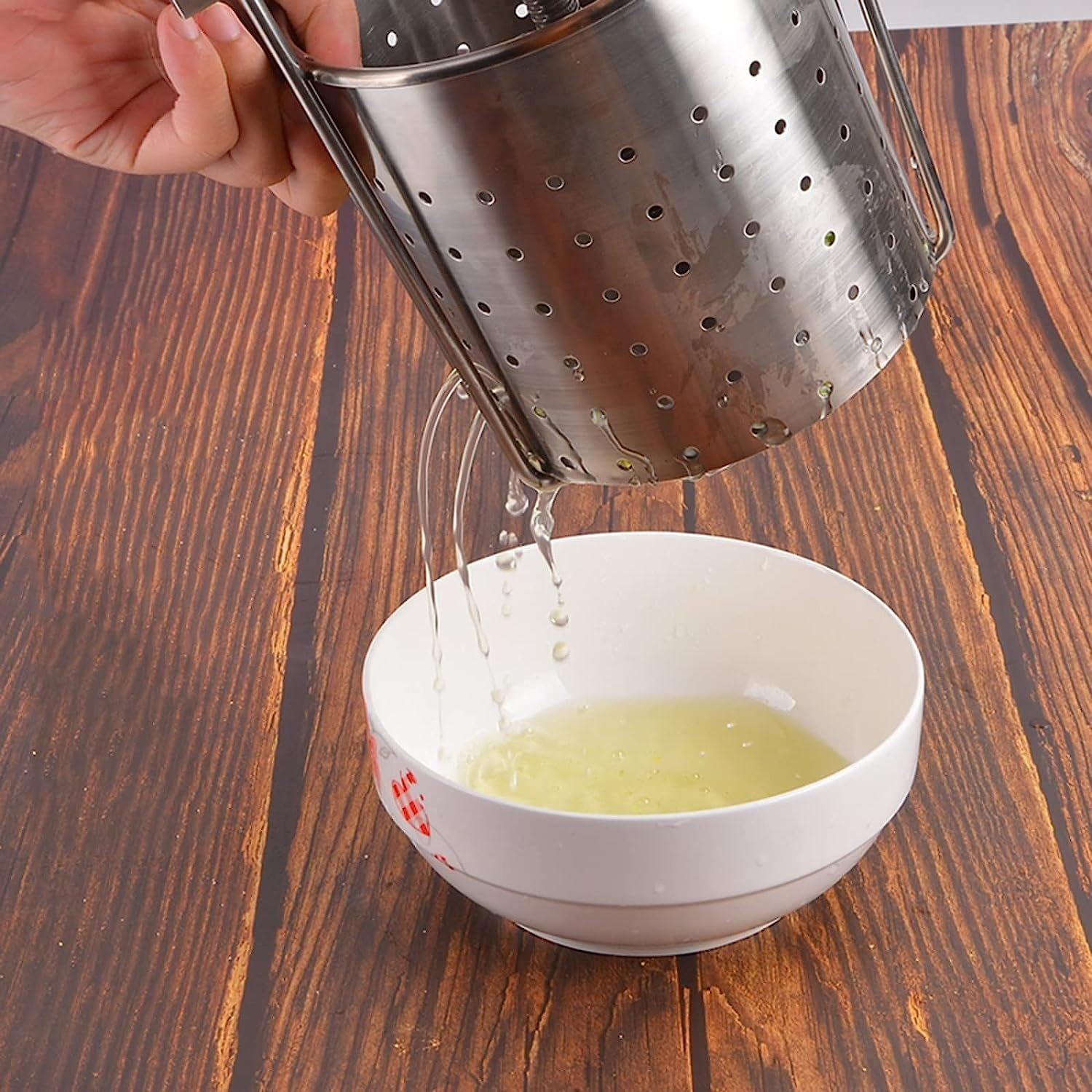 Extractor de miel, prensa manual de frutas, prensa doméstica manual, prensa de vino de frutas con cesta de acero inoxidable para sidra y elaboración de vino.