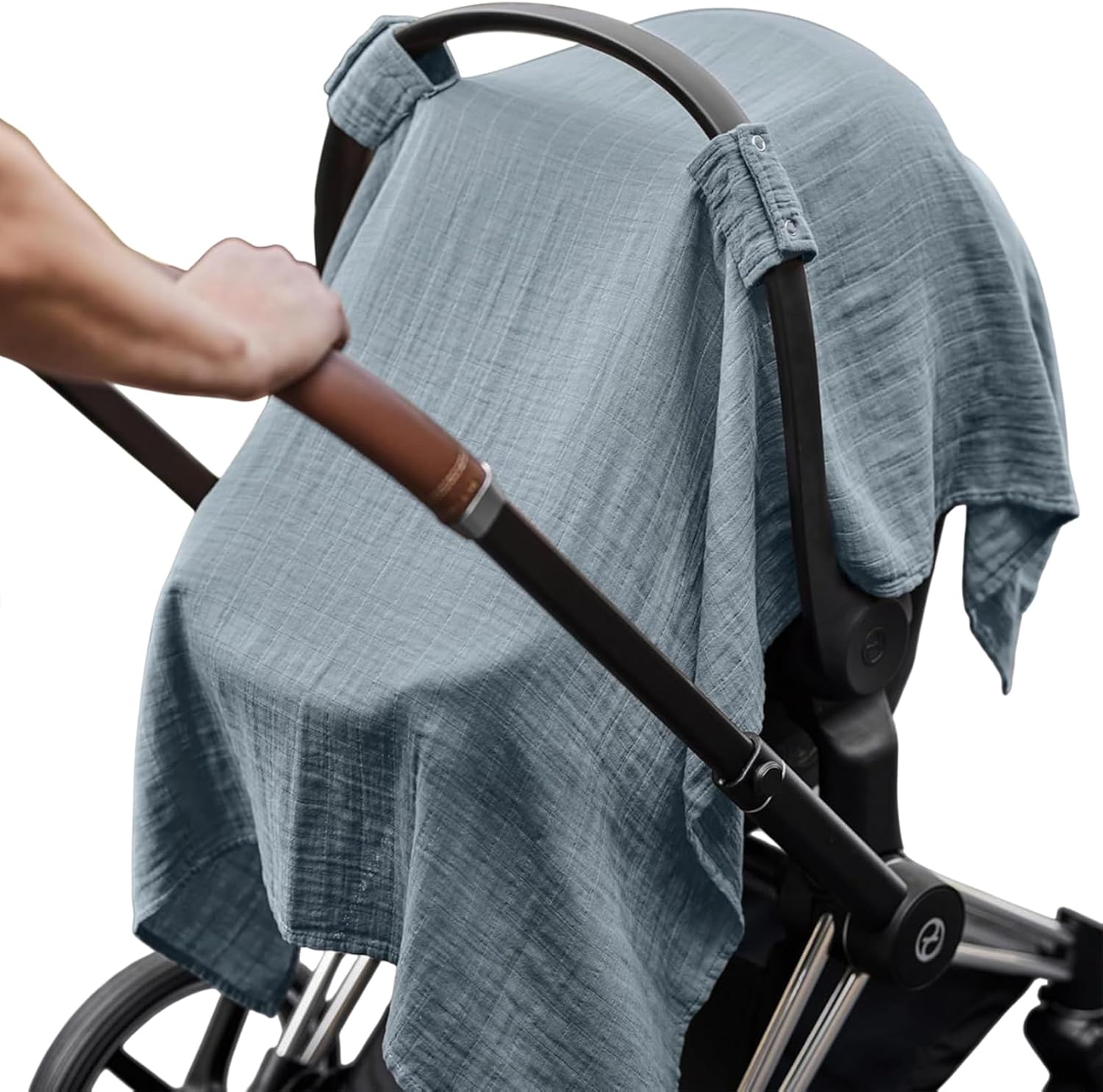 Housse de siège de voiture, auvent d&rsquo;allaitement, 7,87 x 2,76 x 0,79 pouces, tissu léger et extensible avec protection complète de la vie privée, conception polyvalente, équipement de voyage pour bébé pour les sorties