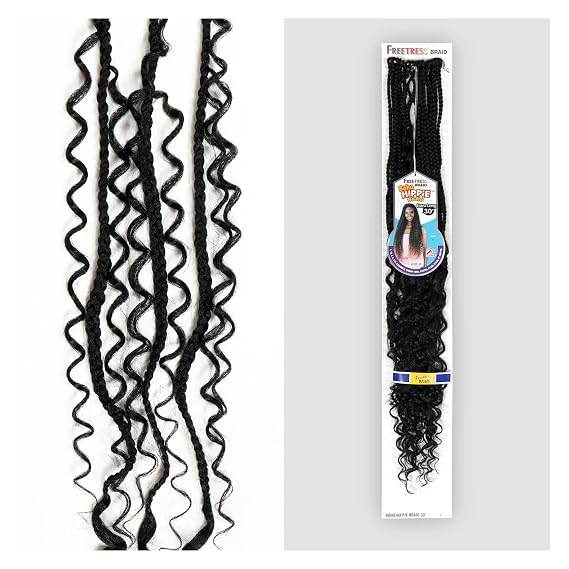 FreeTress Synthetic Hair Crochet Braids Boho Hippie Braid 30 (1-pack, 1)