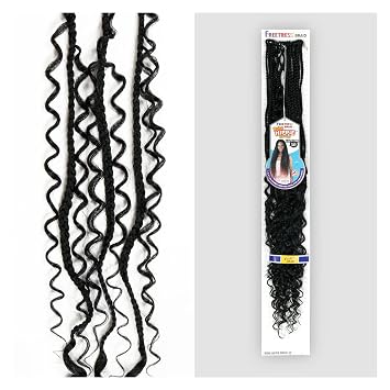 FreeTress Synthetic Hair Crochet Braids Boho Hippie Braid 30 (1-pack, 1)