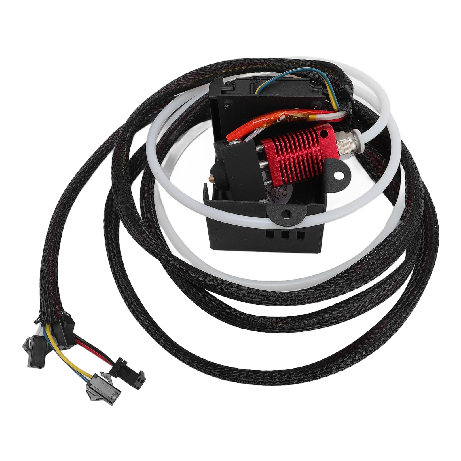 Ender 5 Hotend Kit, Extruder Hotend Kit für Ender 5 3D Drucker, 24V Ganzmetall Hotend Kit Voll zusammengebautes Hotend mit Aluminium Heizblock, Kühlgebläse und Messingdüse