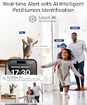 SYMYNELEC 5G&2,4G WiFi Caméra de sécurité intérieure, 2K Pan/Tilt 360° Caméra pour animaux avec suivi automatique, AI Détection sonore de mouvement, vision nocturne, 2-Way Parler, travailler avec Alexa & Google Home, Stockage Cloud/SD