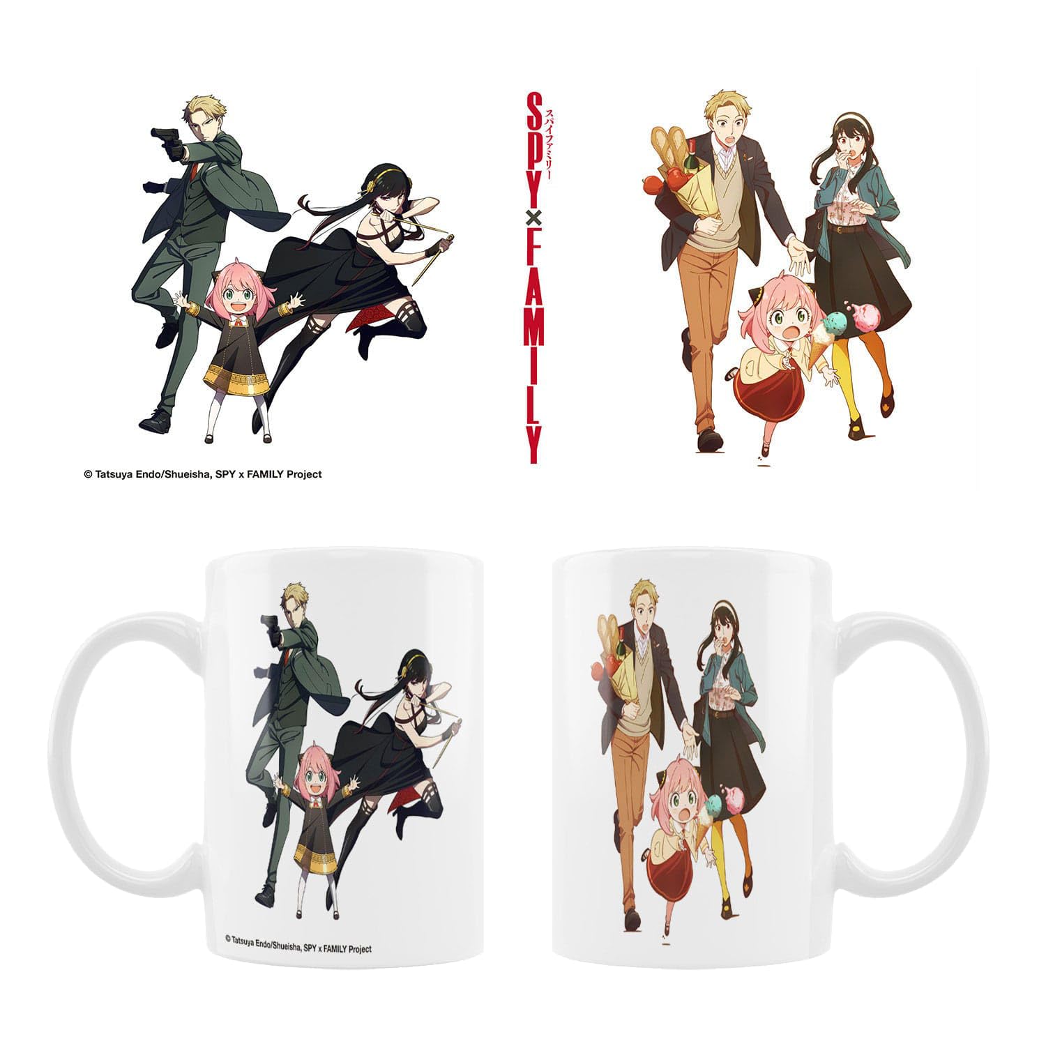 Crunchyroll - Spy x Family – Shopping & Killing – Mug 320 ml – Original & Licensed