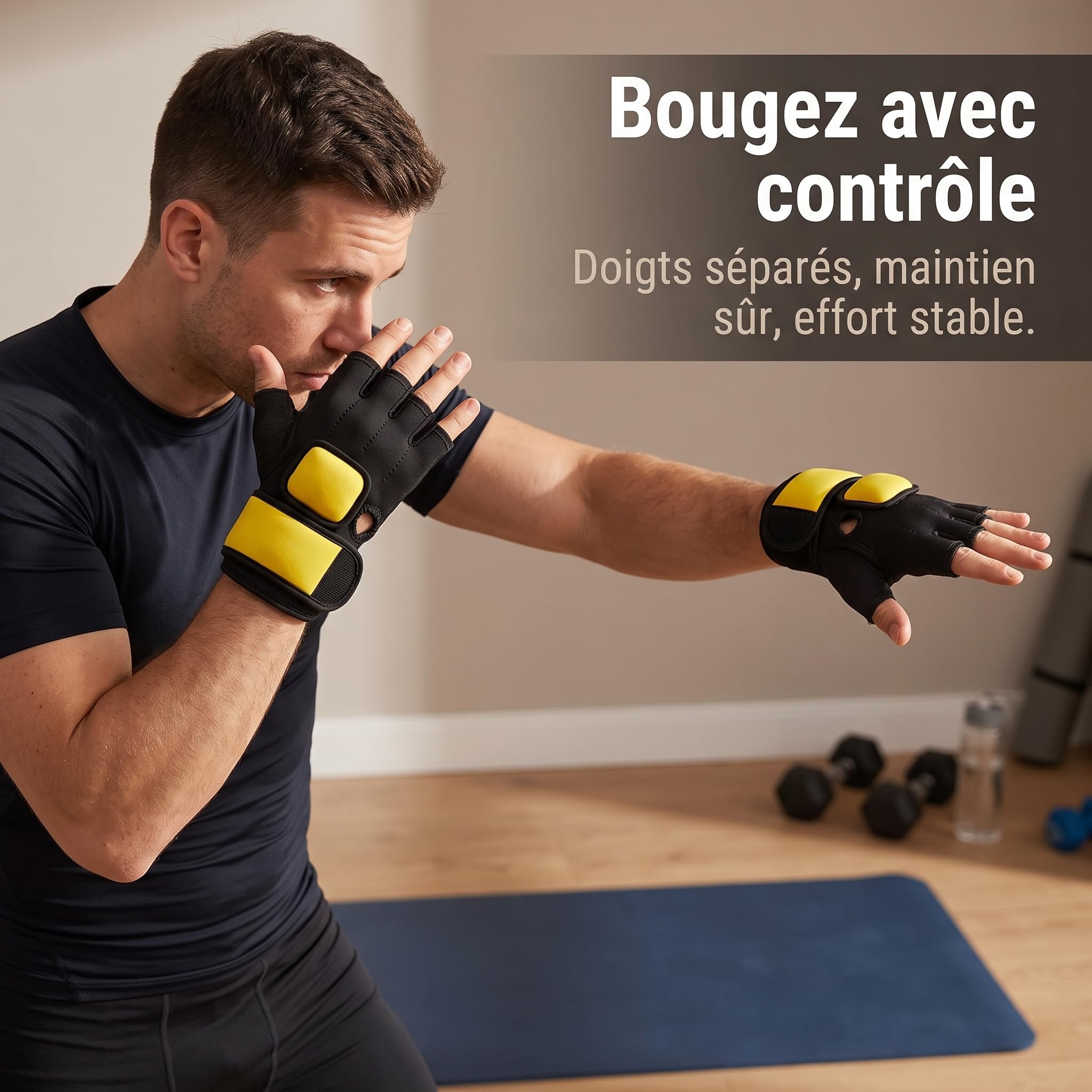 Gewichtete Handschuhe 1kg oder 2kg pro Paar – Trainingshandschuhe für Fitness, Boxen & Training, auch für Herren