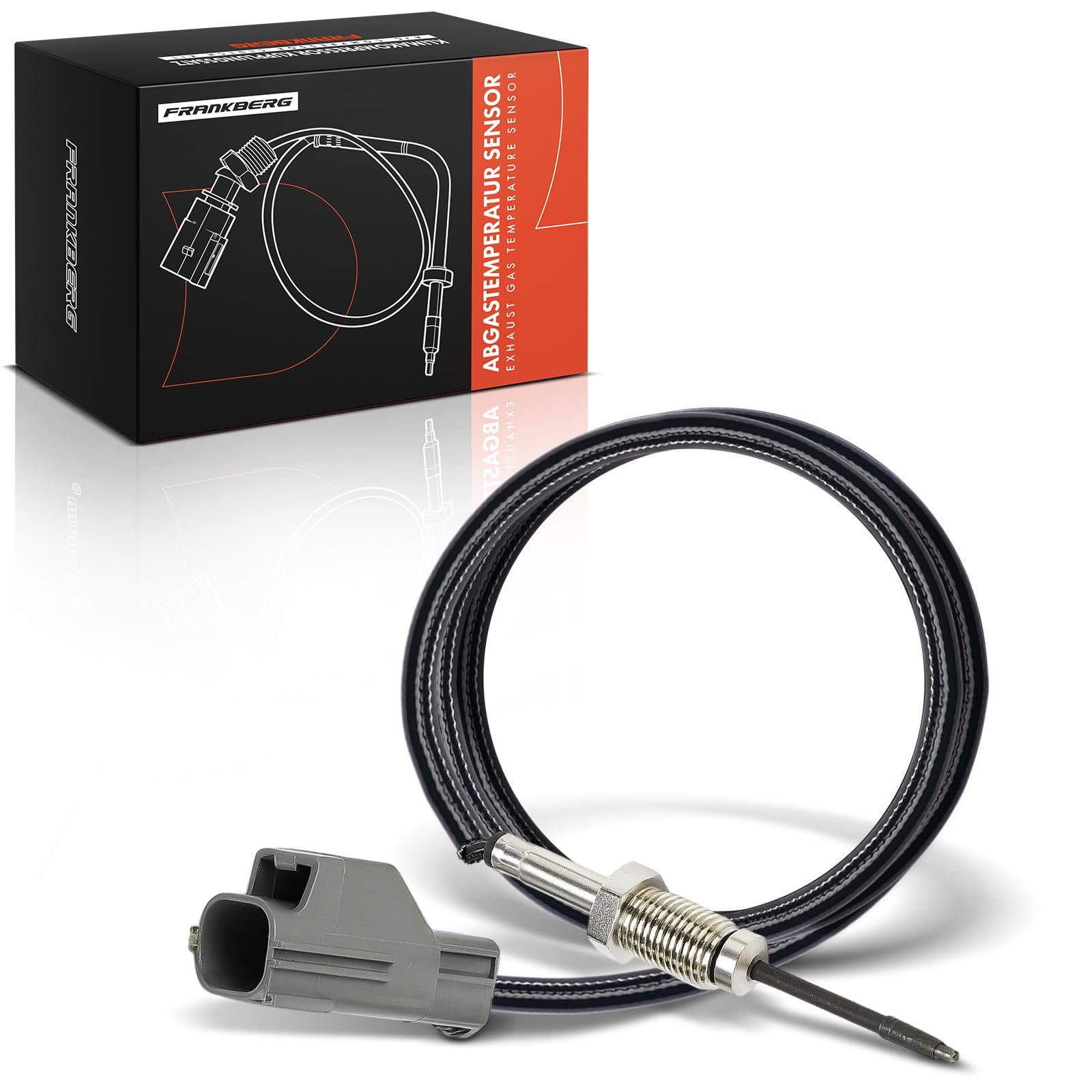 Frankberg Abgastemperatursensor Abgassensor Kompatibel mit Transit Courier B460 MPV Transit Courier B460 Kasten/MPV Replace# GK3112B591AB