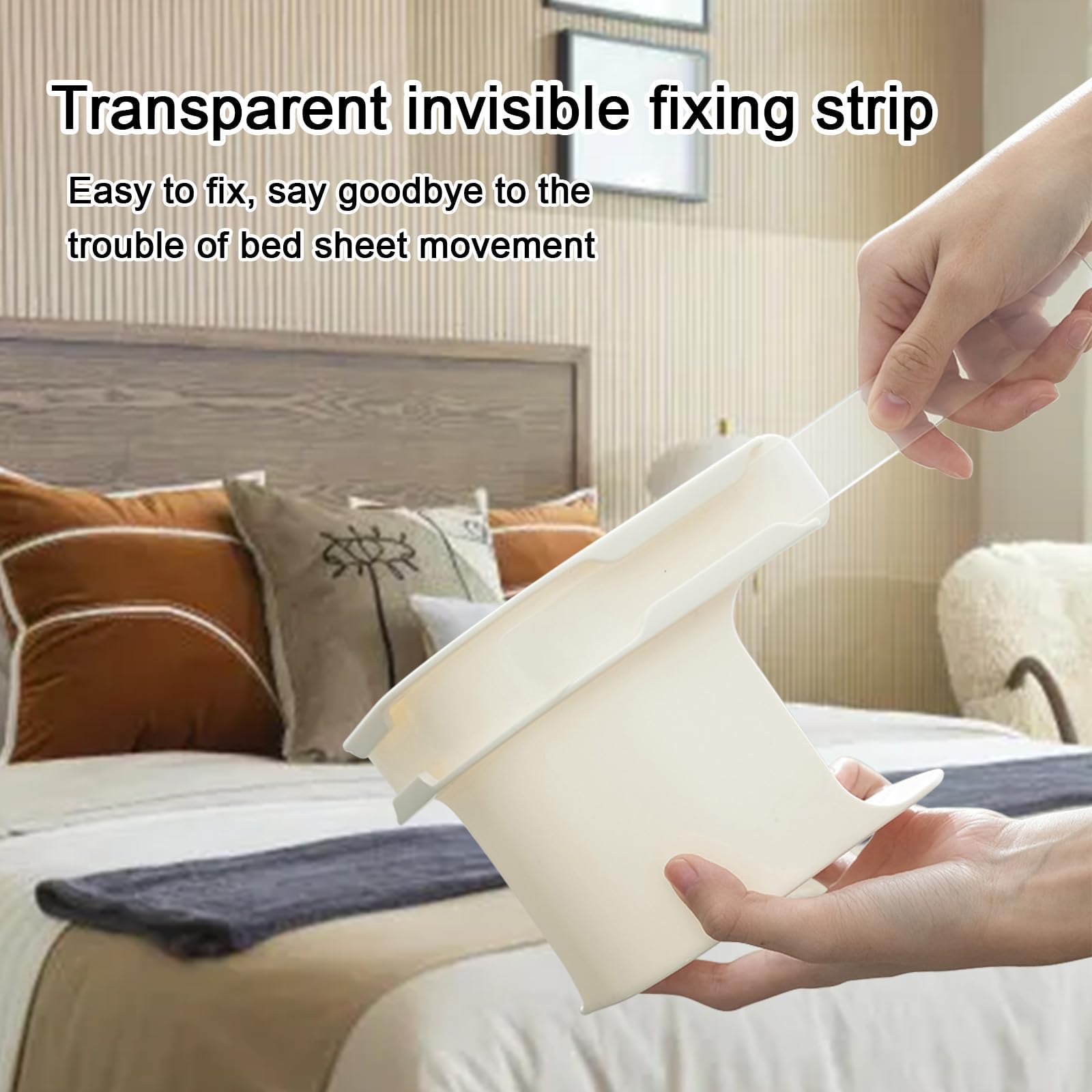 Pipihome Ferma Lenzuola con Strisce di Blocco, Ferma Lenzuola x Angoli, per Materasso per Tutte Le Dimensioni, Biancheria da Letto (4pcs)
