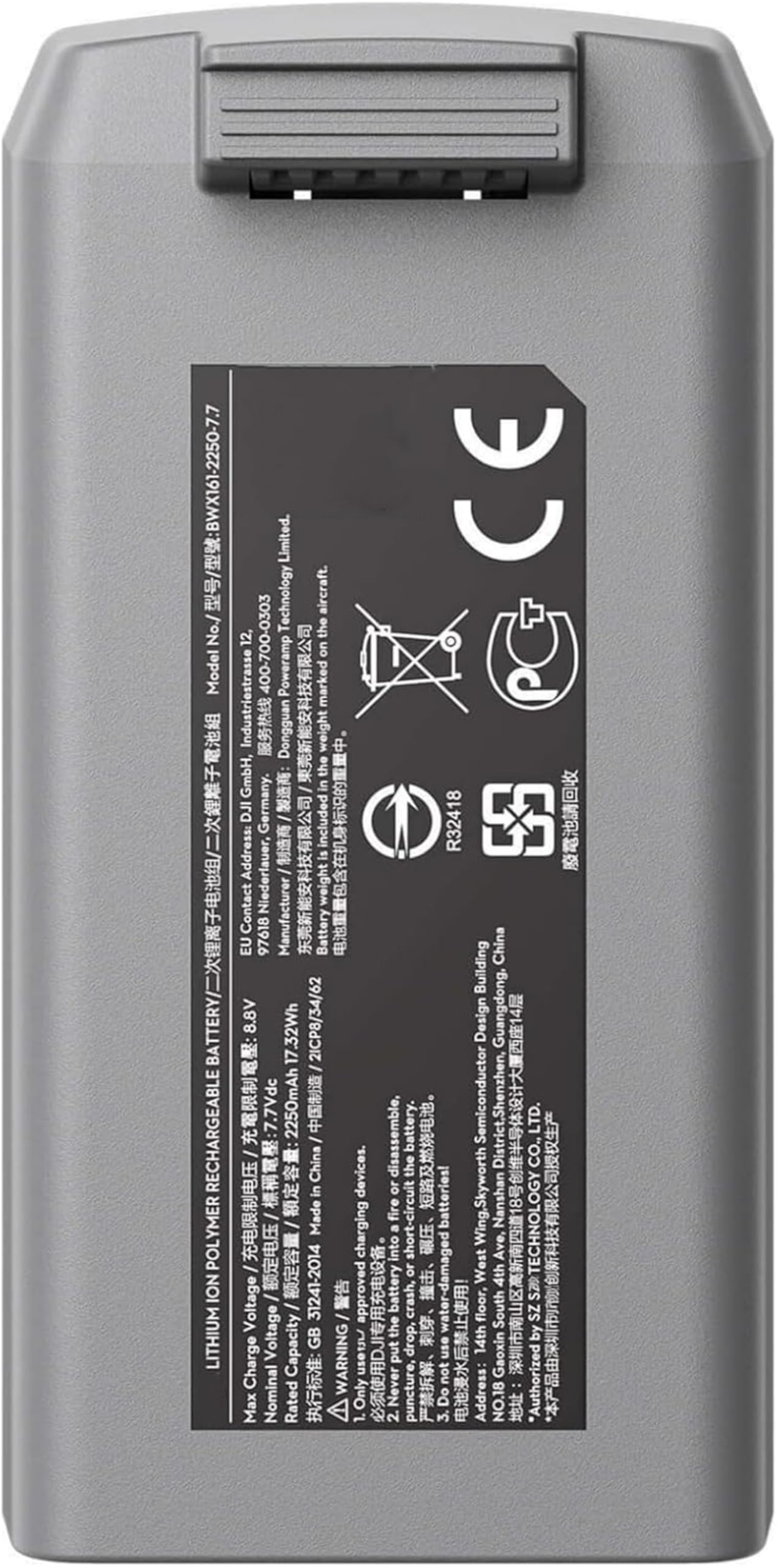 DJI Mini 2/SE/4K/2 SE Intelligent Flight Battery BWX161 7.7V 17.32Wh