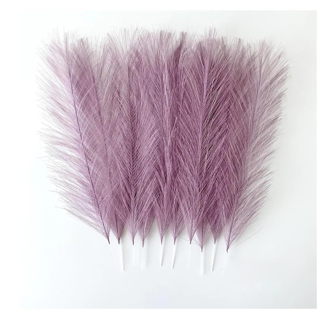 SPHINX Artificial Pampas Grass Sticks for Home Decoration–42cm Fluffy Needle Stems, Loose Single Fork Pampas for Bud Vase, Bouquet Making, DIY Crafts, Trousseau Decor, Wreath, Dream Catcher–(10 pcs, Purple)