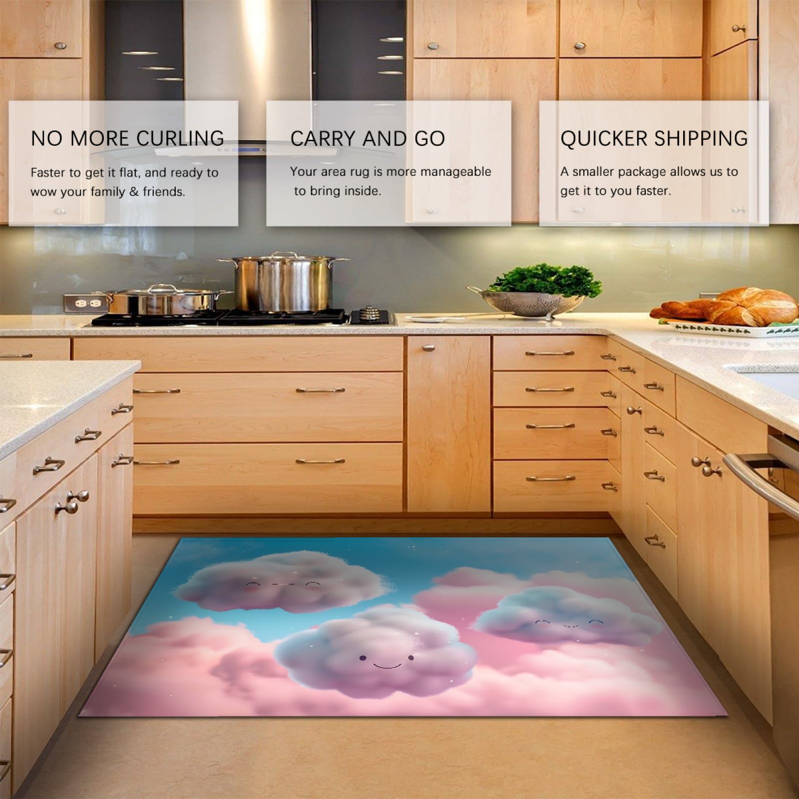 Tappeto caldo e morbido per la cameretta dei bambini Tappeto a forma di nuvola carina pelo basso lavabile in lavatrice Tappeto per ragazze per stanza dello studio della scuola materna 120x150cm