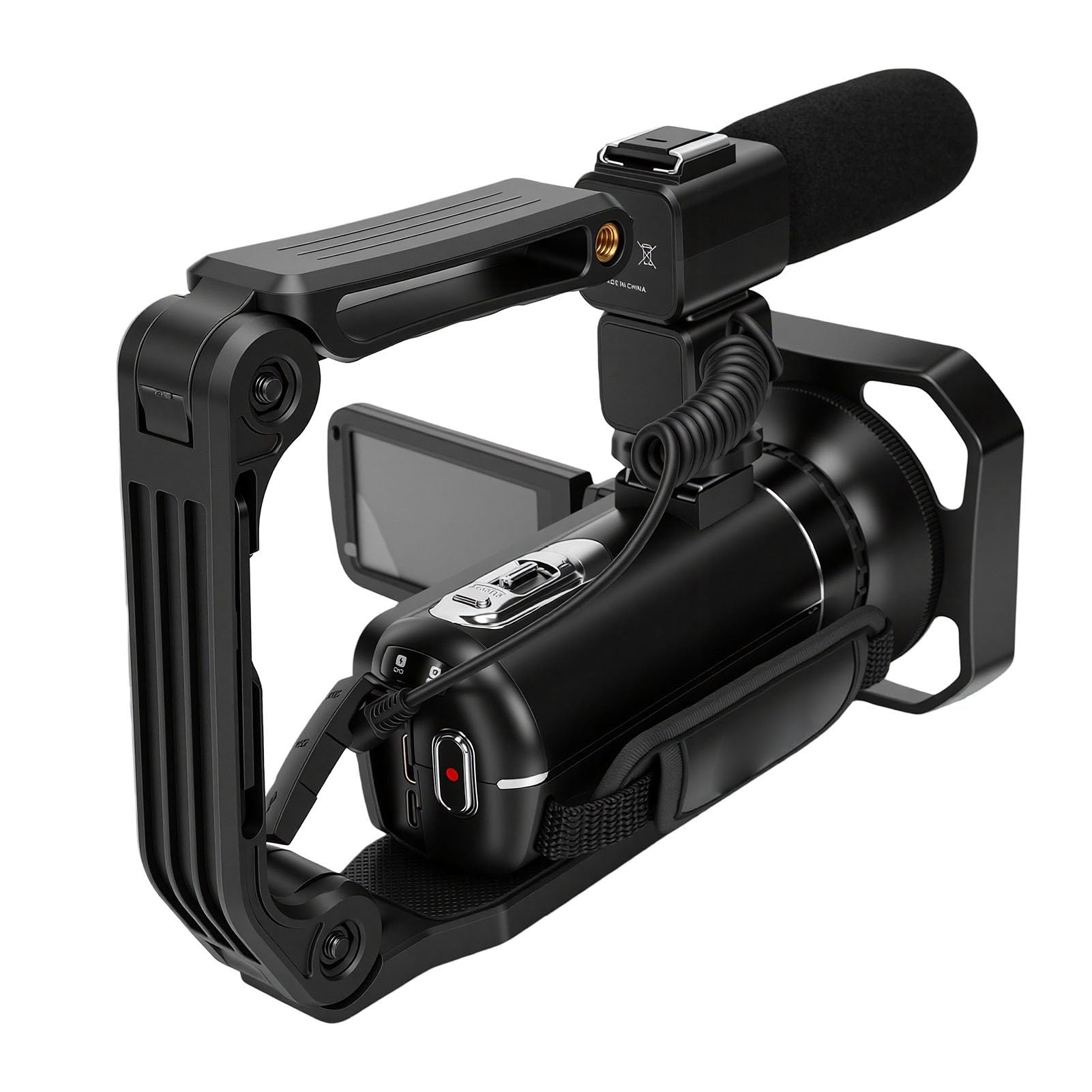 Yanmis Caméscope avec Caméra Vidéo 8K, Vlogging WiFi UHD 96MP
