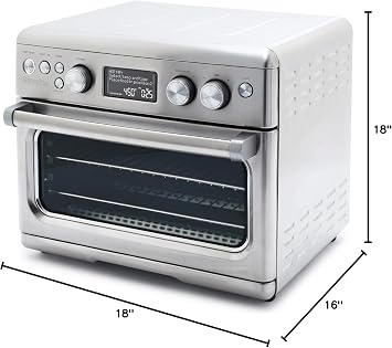 GreenPan 13-in-1 Elite Countertop Convection Oven & Air Fryer, Stainless