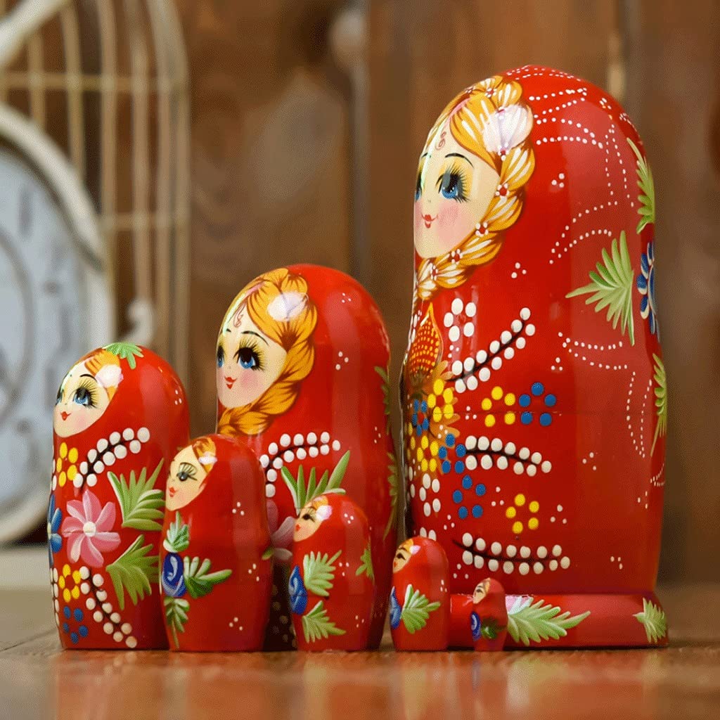 Amazon.co.jp: ロシア人形 ロシアのMatryoshka 7ピースのお土産