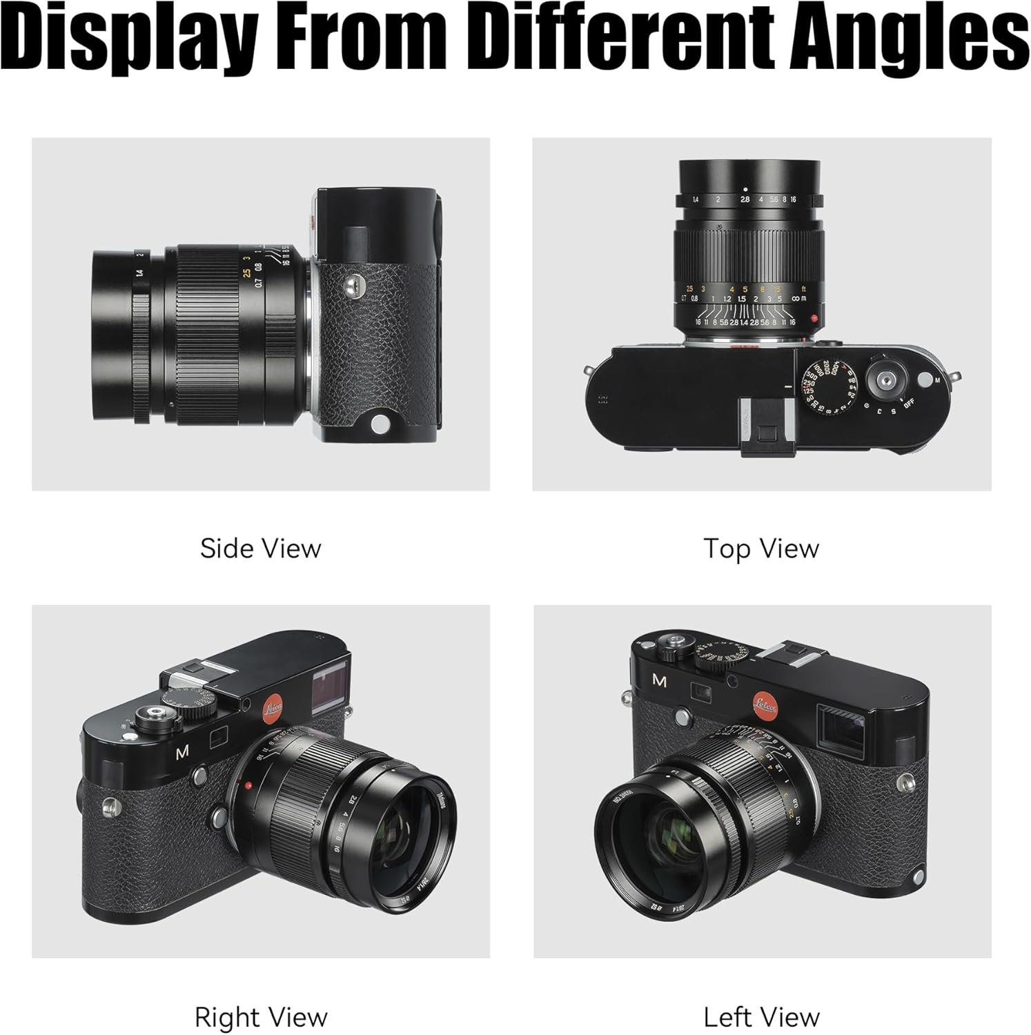 7artisans 28mm F1.4 Compatible for Leica M-Mount Cameras Like Leica M-M Leica M240 M3 M6 M7 M8 M9 M9p M10