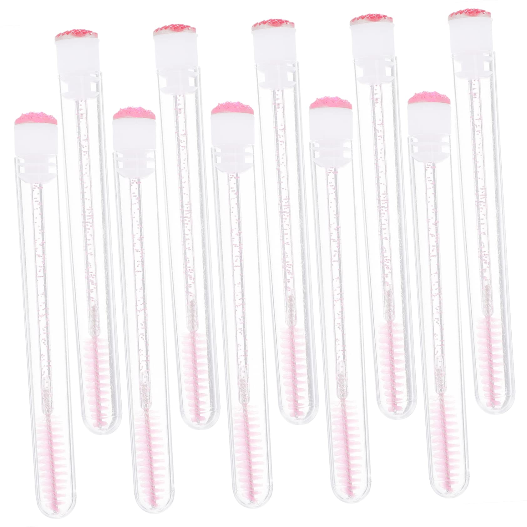 FRCOLOR Sets Small Eyelash Brush Set Colorful Lash Curler Pp Fiber Rhinestone Design Safe for Home Use Pcs Random