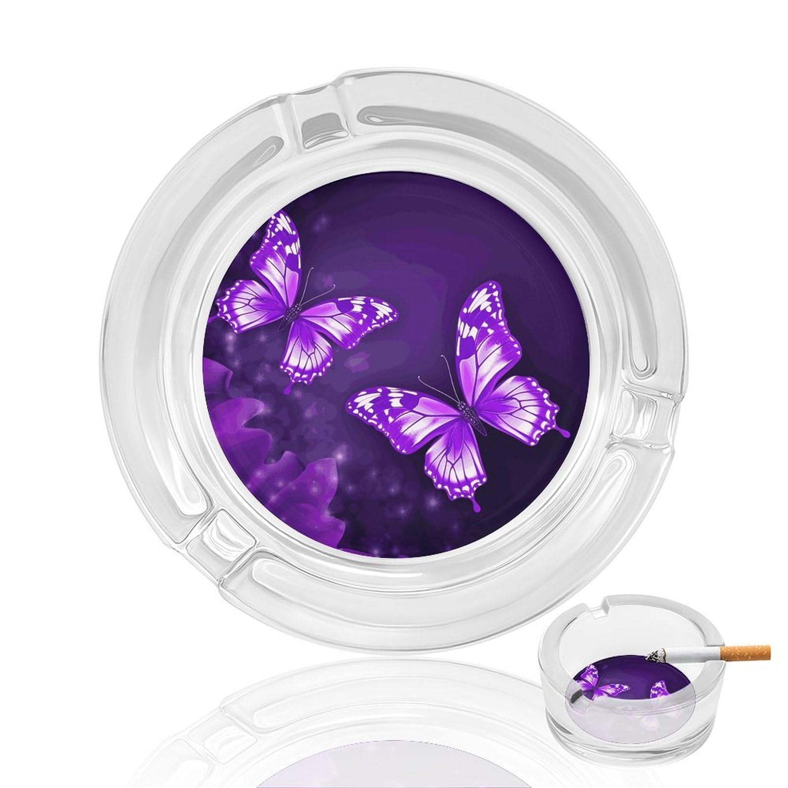 Cendrier pour la maison design papillon idée cadeau idéale fumeur