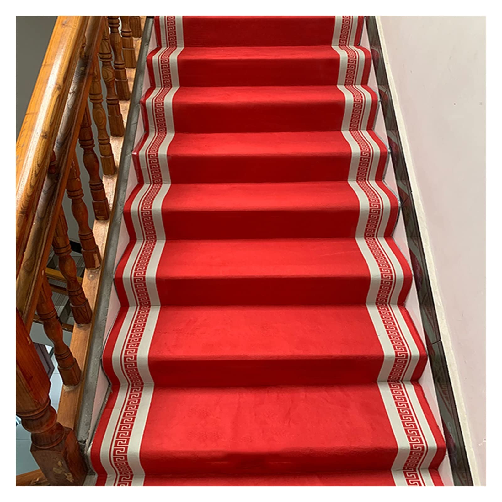 Alfombra para escaleras de microfibra premium con acabado antideslizante