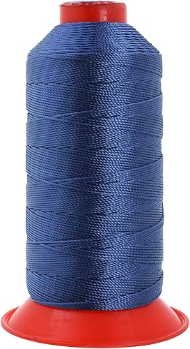 Miniatura 69 de Mandala Crafts Hilos de coser resistentes de nailon consolidado, hilo para tejer jeans de cuero, hilos de tapicería marina al aire libre, Beige