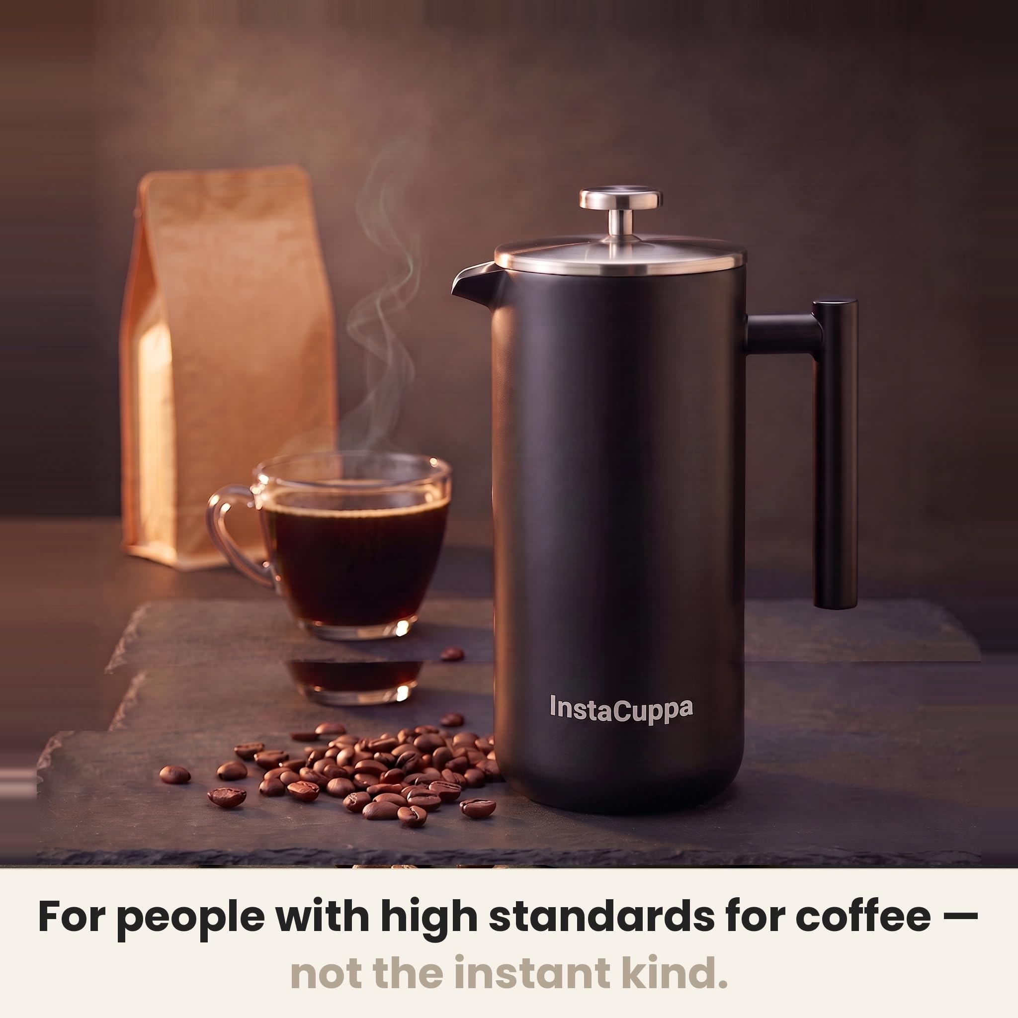 InstaCuppa French Press - Premium Coffee Maker -2