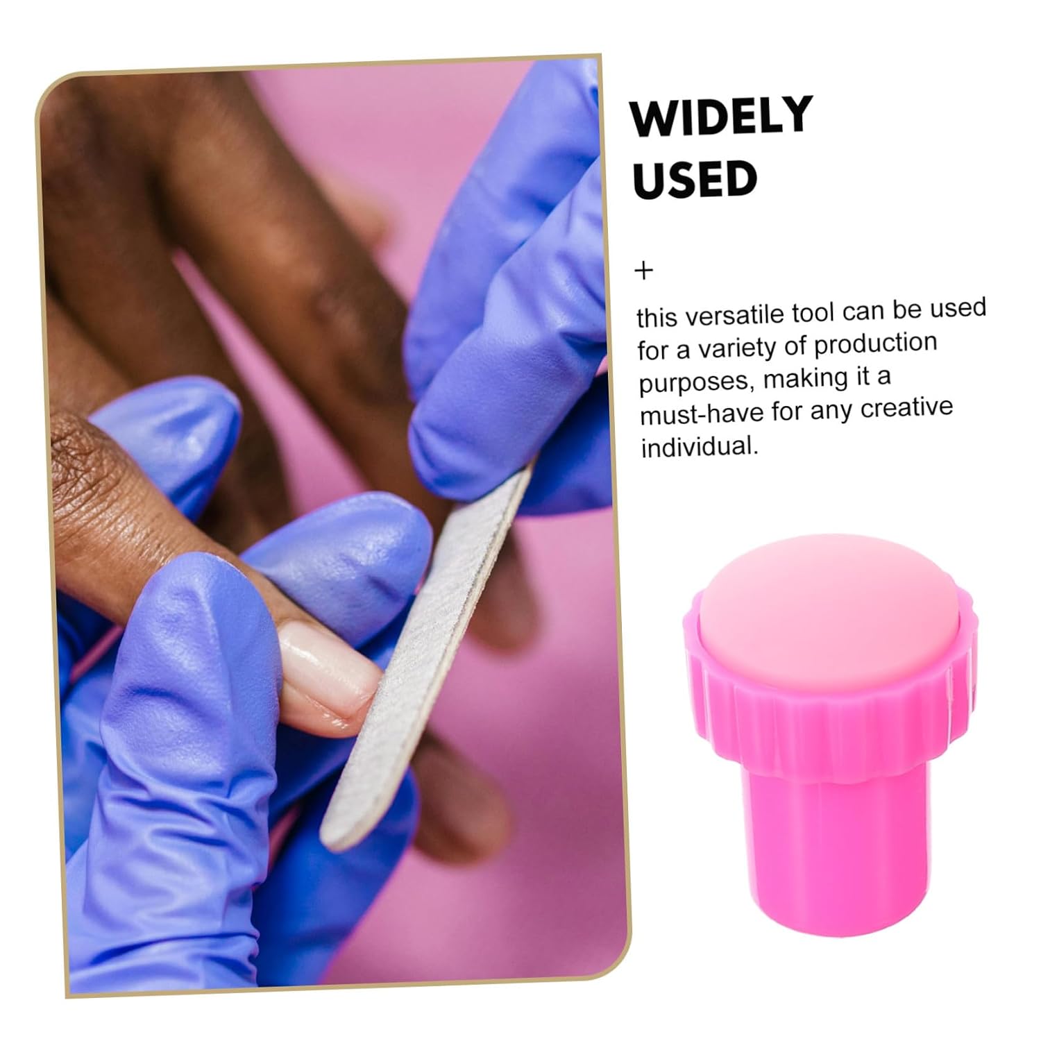4sets Silicone Nail Stamper Manicure Tools with Scrapers for Creative Nail Art Designs Stamping for Women and Men and Decoration