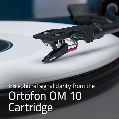 Miniatura 2 de Fluance RT82 - Tocadiscos de vinilo de alta fidelidad de referencia con cartucho Ortofon OM10, motor de control de velocidad, zócalo de madera MDF