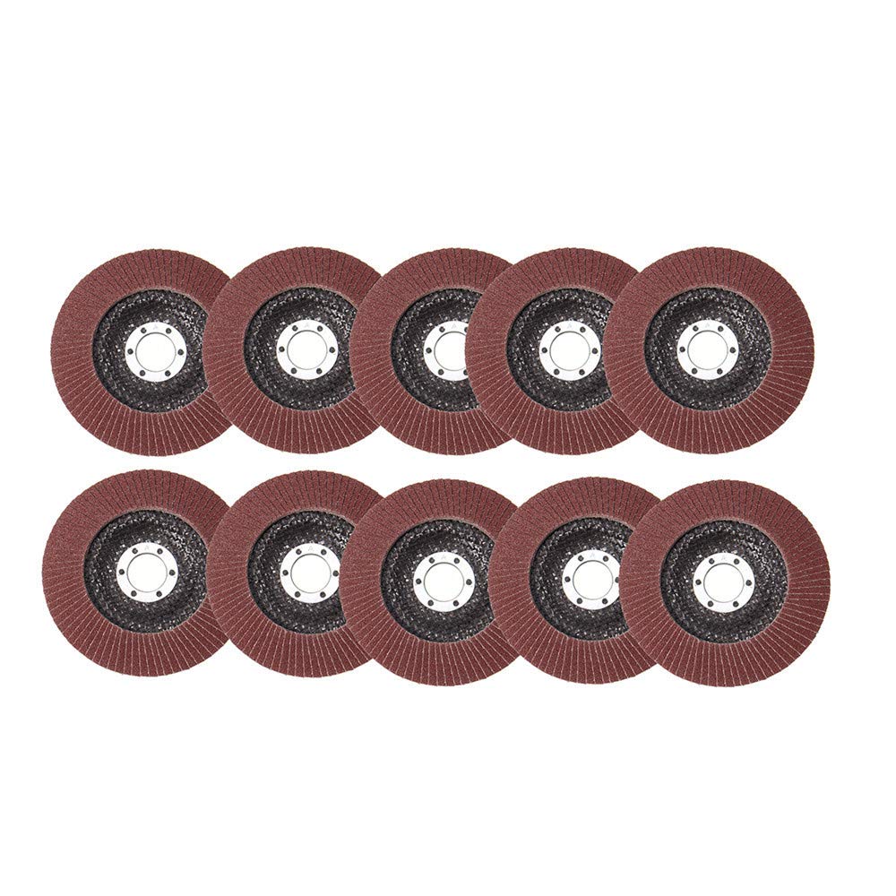 KingLan 10 szt. 125 mm 40-120 Grit klapa szlifierska tarcza metal kąt szlifierski tarcza szlifierska -#120