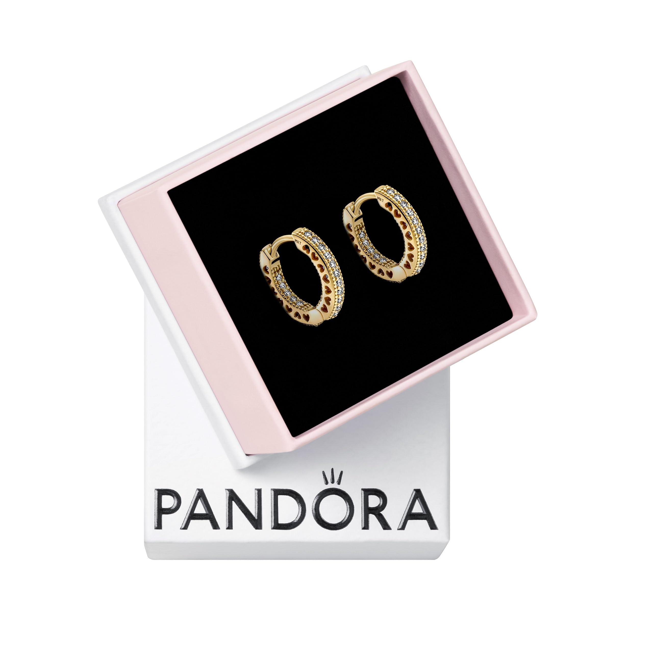 Pandora Pavé-Herz Ohrringe 266317C01 Earrings