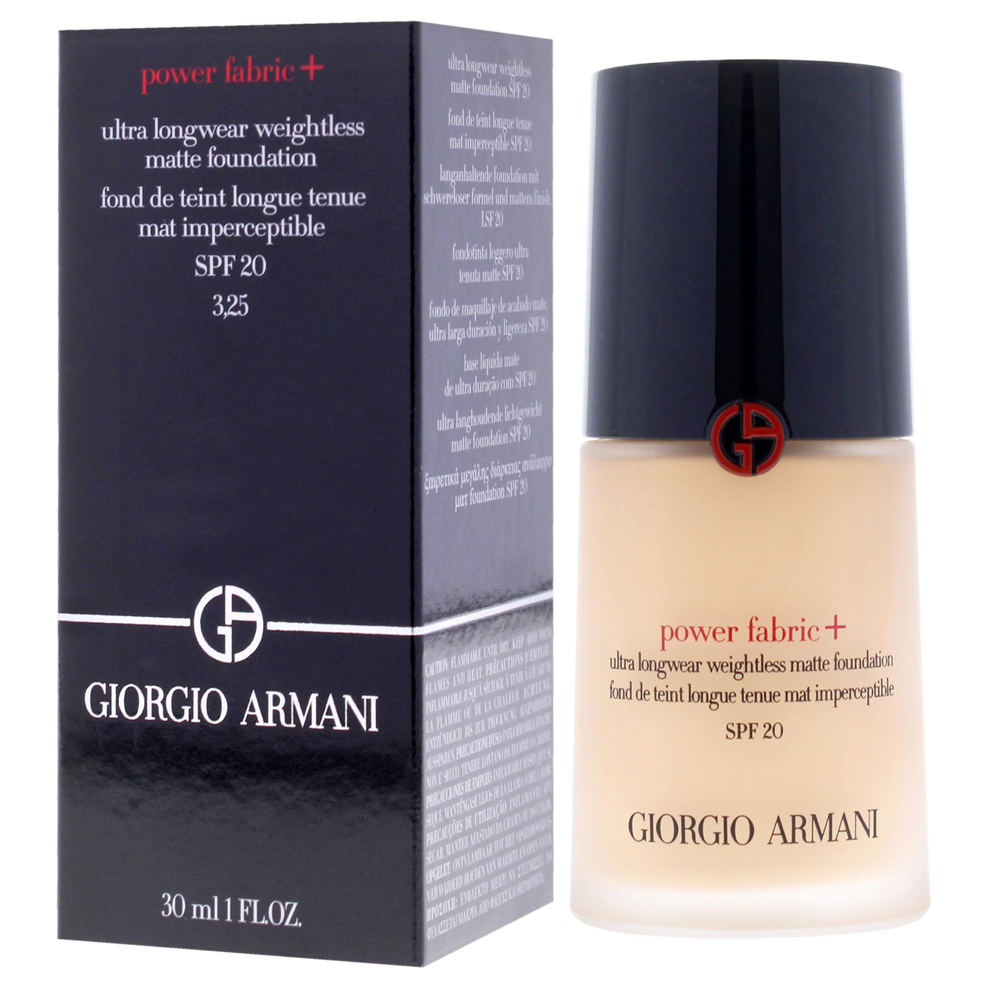 Giorgio Armani, Power Fabric+ Foundation Nr.3.25, 30 ml.