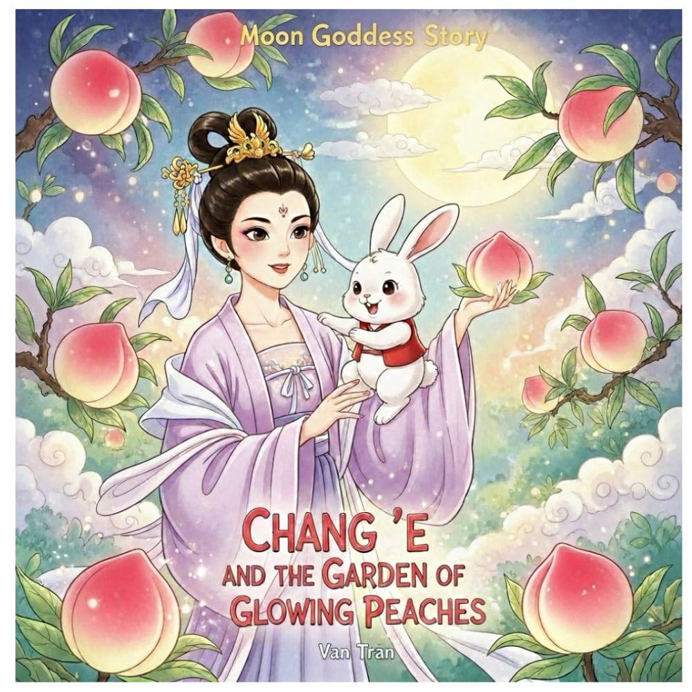 Chang'e and the Garden of Glowing Peaches (Moon Goddess Story)