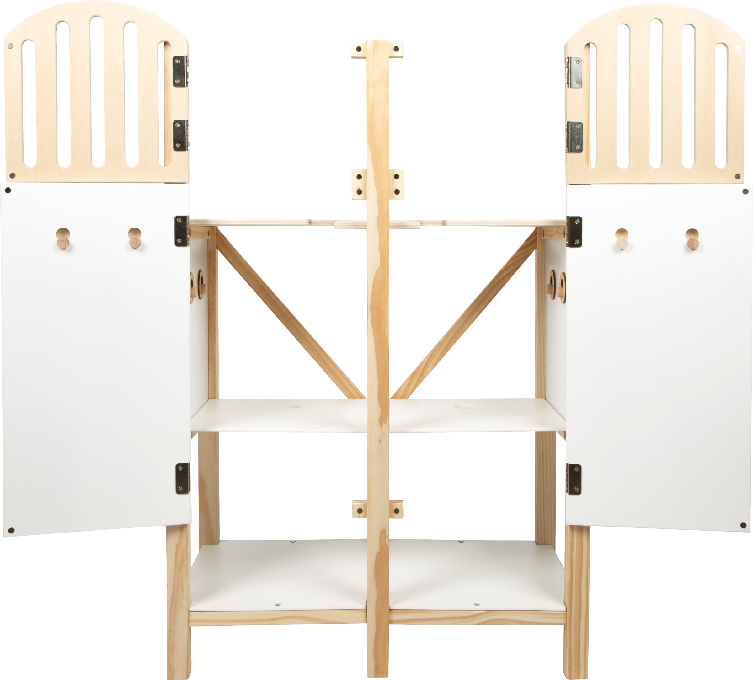 Small Foot Establo para Caballos Hobby, en Madera para Dos Caballos Hobby niños a Partir de 3 años, 12795
