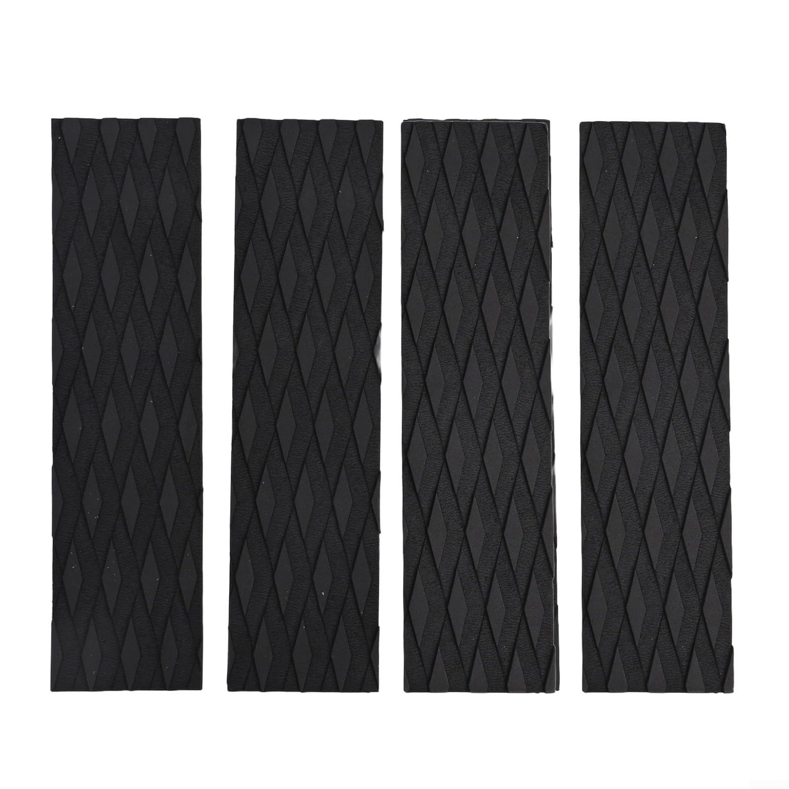 Almohadillas de tracción EVA antideslizante para tabla de surf 11.8 x 3.1 pulgadas Negro