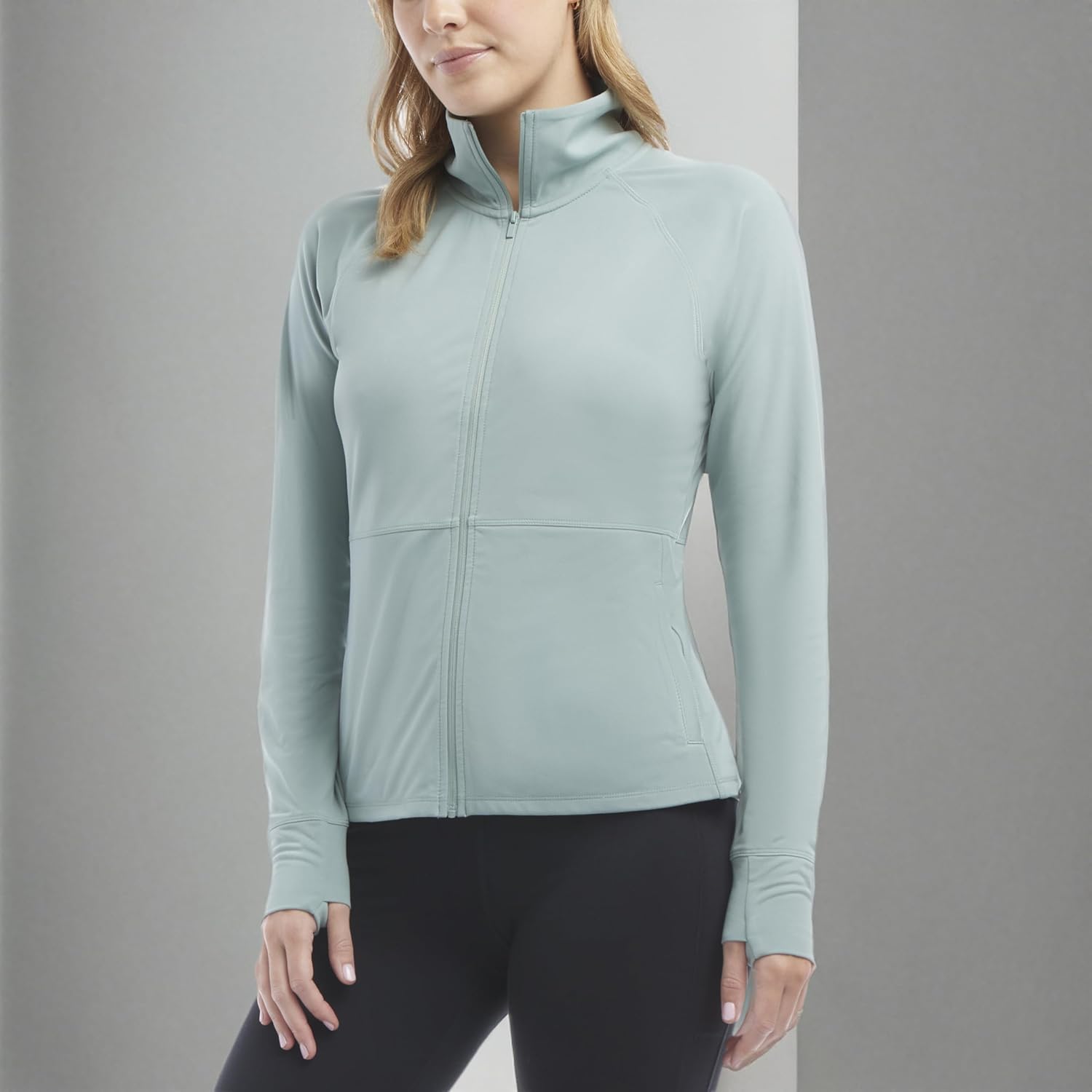 Jockey womens Full Zip Active Yoga Jacket - Image 4