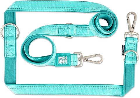 Max & Molly Urban Pets Matrix 2.0 Çok Fonksiyonlu Köpek Gezdirme Kayışı (Turkuaz, S)