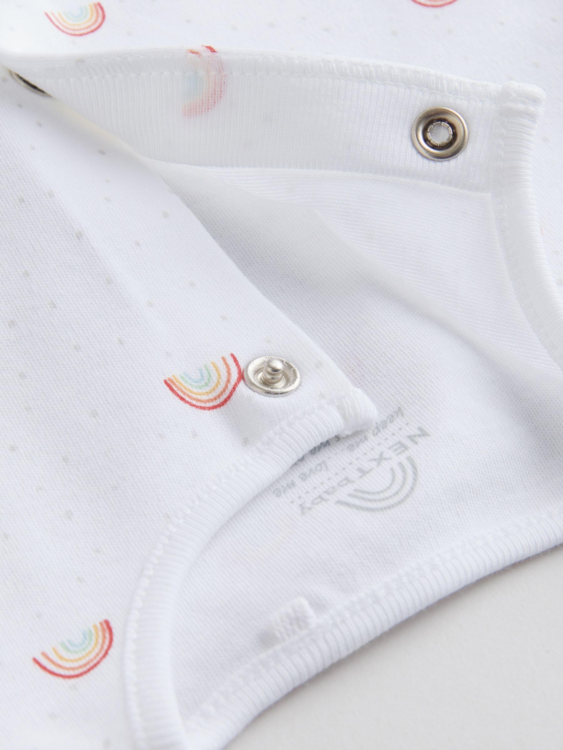 NEXT Noworodki unisex Zestaw 7 par śpiochów niemowlęcych zapinanych na zatrzaski