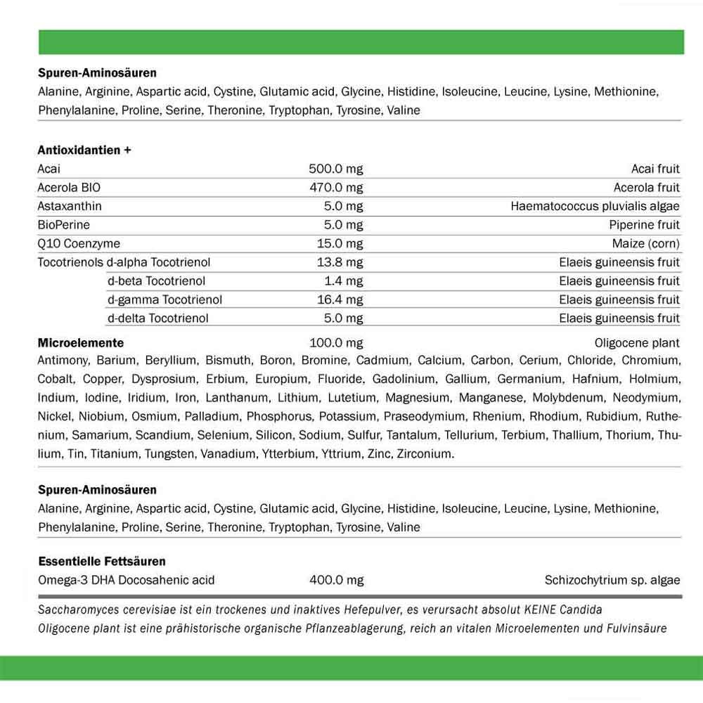Woman life A-Z - Mineralien und Multivitamine Frau - Natürliche Nährstoffe - natürliche Super-Antioxidantien - Vegan - GVO-frei - 100% frei von Zusatz- und Hilfsstoffen - 30 Komplette Tagesportionen